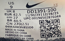 Load image into Gallery viewer, Nike Mens Dunk Low DD1391-100 Black And White Lace-Up Sneaker Shoes Size 9
