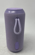 Load image into Gallery viewer, Onn. Rugged Purple Portable Bluetooth Speaker With LED Lighting Not Tested

