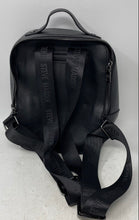 Load image into Gallery viewer, Steve Madden Womens Black Faux Leather Adjustable Strap Top Handle Backpack
