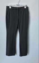 Load image into Gallery viewer, Express Womens Editor Gray Flat Front Slash Pocket Bootcut Leg Dress Pants Sz 6R
