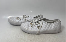 Load image into Gallery viewer, Guess Womens GGoadie2-M White Leather Lace-Up Low Top Sneaker Shoes Size 9M
