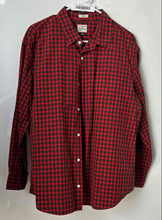 Load image into Gallery viewer, J.Crew Mens Red Green Plaid Print Cotton Long Sleeve Button-Up Shirt Size XL
