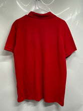 Load image into Gallery viewer, Lacoste Mens Red Green Cotton Slim Fit Short Sleeve Collared Polo Shirt Size XL
