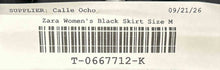 Load image into Gallery viewer, Zara Womens Black Side Zip Ruffle Layered Flounce Mini Skirt Size Medium
