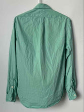 Load image into Gallery viewer, Polo Ralph Lauren Mens Green Beach Twill Long Sleeve Button-Up Shirt Size Small
