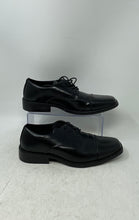 Load image into Gallery viewer, Alfani Mens Black Leather Square Toe Lace-Up Oxford Dress Shoes Size 7M
