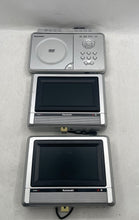Load image into Gallery viewer, Kawasaki PVS1965 Silver 3 Pcs MP3 Mobile DVD Player With Accessories No Tested
