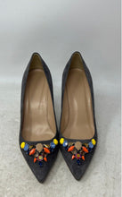 Load image into Gallery viewer, J. Crew Womens Elsie Gray Leather Pointed Toe Stiletto Pump Heels Size 9
