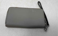 Load image into Gallery viewer, Michael Kors Womens Gray Saffiano Leather Jet Set Continental Wristlet Wallet
