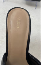 Load image into Gallery viewer, Aldo Womens Gennia Black Leather Backless High Heel Slide Sandals Size 9
