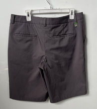 Load image into Gallery viewer, Hugo Boss Mens Gray Pockets Regular Fit Flat Front Chino Shorts Size 34R
