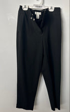 Load image into Gallery viewer, H&amp;M Womens Black Flat Front Pockets Straight Leg Formal Dress Pants Size 6
