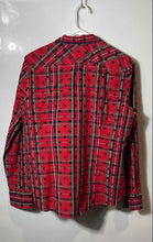 Load image into Gallery viewer, J.Crew Womens Red Plaid Print Cotton Long Sleeve Button-Up Shirt Size 12
