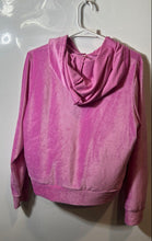 Load image into Gallery viewer, Juicy Couture Womens Pink Long Sleeve Cropped Pullover Hoodie Size XL
