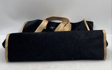 Load image into Gallery viewer, Jimmy Choo Parfums Womens Black Glitter Double Handle Tote Handbag
