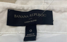 Load image into Gallery viewer, Banana Republic Womens White Front Slit Side-Zip Midi Flare Skirt Size 0
