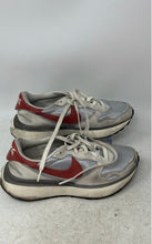Load image into Gallery viewer, Nike Womens Phoenix Waffle FD2196-001 Gray Red Lace-Up Running Shoes Size 7.5
