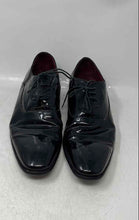 Load image into Gallery viewer, Hugo Boss Mens Black Patent Leather Square Toe Lace-Up Oxford Dress Shoes Size 9
