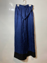 Load image into Gallery viewer, Victoria's Secret Womens Blue Black Zebra Print Wide-Leg Lounge Pants Size XS
