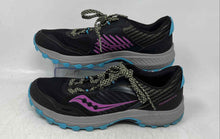 Load image into Gallery viewer, Saucony Womens Excursion TR 15 Black Purple Blue Lace-Up Sneaker Shoes Size 12
