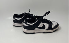 Load image into Gallery viewer, Nike Womens Dunk Low Black White Leather Lace-Up Sneakers Shoes Size 6
