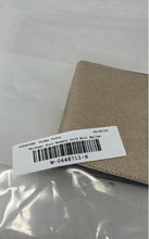 Load image into Gallery viewer, Michael Kors Womens Gold Saffiano Leather Card Holder Mini Bifold Wallet

