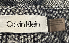 Load image into Gallery viewer, Calvin Klein Womens Gray Flat Front Slash Pockets Straight Leg Dress Pants Sz 4
