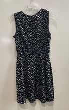 Load image into Gallery viewer, Forever 21 Womens Black White Polka Dot Sleeveless A-Line Dress Size Medium
