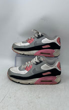 Load image into Gallery viewer, Nike Kids Air Max 90 CD6864-104 White Gray Black Pink Sneaker Shoes Size 5Y
