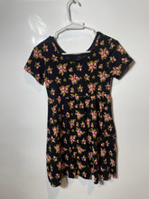 Load image into Gallery viewer, Old Navy Girls Multicolor Floral Print Cotton Fit &amp; Flare Dress Size L (10-12)
