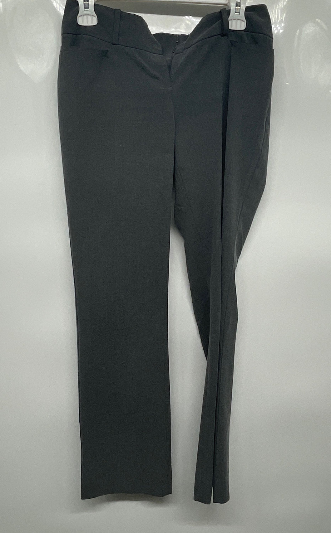 The Limited Womens Gray Flat Front Drew Fit Straight Leg Dress Pants Size 4S