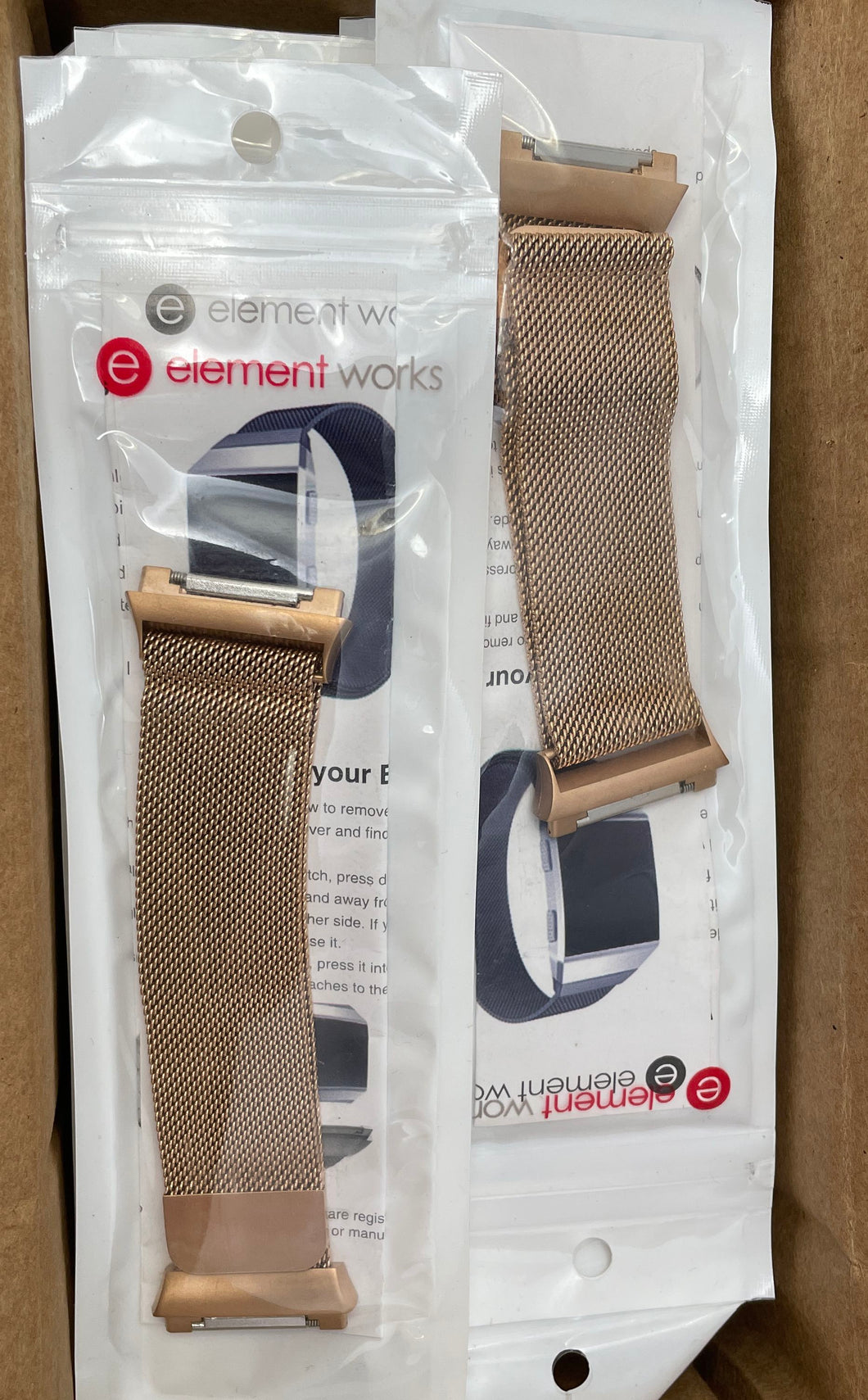 3Lb 13.7 oz Mesh Stainless Watch Bands for Fitbit Lonic (41Pcs).