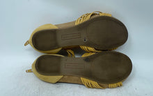 Load image into Gallery viewer, Giani Bernini Womens Beige Yellow Open Toe Strappy Sandals Size 5.5M
