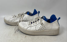 Load image into Gallery viewer, Michael Kors Womens Ace White Blue Leather Lace-Up Sneakers Shoes Size 7.5M
