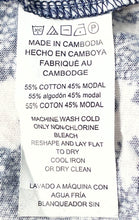 Load image into Gallery viewer, Michael Kors Womens Blue White Floral 3/4 Sleeve Round Neck Blouse Top Size S
