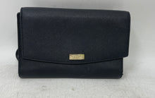 Load image into Gallery viewer, Kate Spade Womens Laurel Way Winni Black Saffiano Leather Trifold Crossbody Bag
