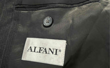 Load image into Gallery viewer, Alfani Mens Black Wool Long Sleeve Peak Lapel Double-Breasted Blazer Size 43
