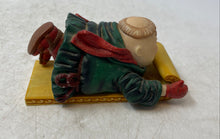 Load image into Gallery viewer, Vintage Department 56 Merry Makers Thaddeus The Tobogganist Christmas Figurine

