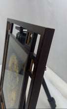 Load image into Gallery viewer, Chinese Embroidered Silk Dragon Medallion Framed Art Table Desk Screen Stand
