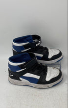 Load image into Gallery viewer, Puma Unisex Kids Rebound Layup Black White Blue Leather Sneaker Shoes Size 1C
