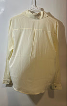 Load image into Gallery viewer, Express Mens Off-White Long Sleeve Spread Collar Button-Up Shirt Size Large
