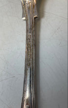 Load image into Gallery viewer, Vintage Sheffield England Kings Pattern Berry Design Silver-Tone Serving Fork
