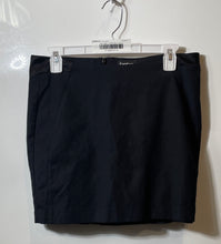 Load image into Gallery viewer, Bebe Womens Black Stretch Lined Side Panel Back Zip Mini Skirt Size 6

