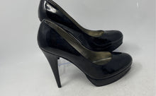 Load image into Gallery viewer, G By Guess Womens Black Leather Slip-On Stiletto Pump Heels Size 10W
