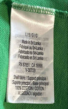 Load image into Gallery viewer, Lacoste Mens Green Cotton Classic Fit Spread Collar Short Sleeve Polo Shirt Sz L
