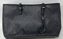 Load image into Gallery viewer, Michael Kors Womens Black Charm Double Handle Shoulder Tote Handbag
