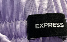 Load image into Gallery viewer, Express Womens Lilac Elastic Waistband Front Drawstring Sweat Shorts Size Small
