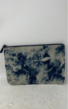 Load image into Gallery viewer, Kate Spade New York Womens Jackson Blue Tye-Dye Denim Zipper Pouch Wallet
