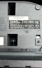 Load image into Gallery viewer, Casio CTK-720 Black Portable 61-Key USB Piano Electronic Keyboard Not Tested
