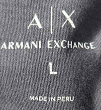 Load image into Gallery viewer, Armani Exchange Mens Black Cotton Short Sleeve Crew Neck Graphic T-Shirt Size L
